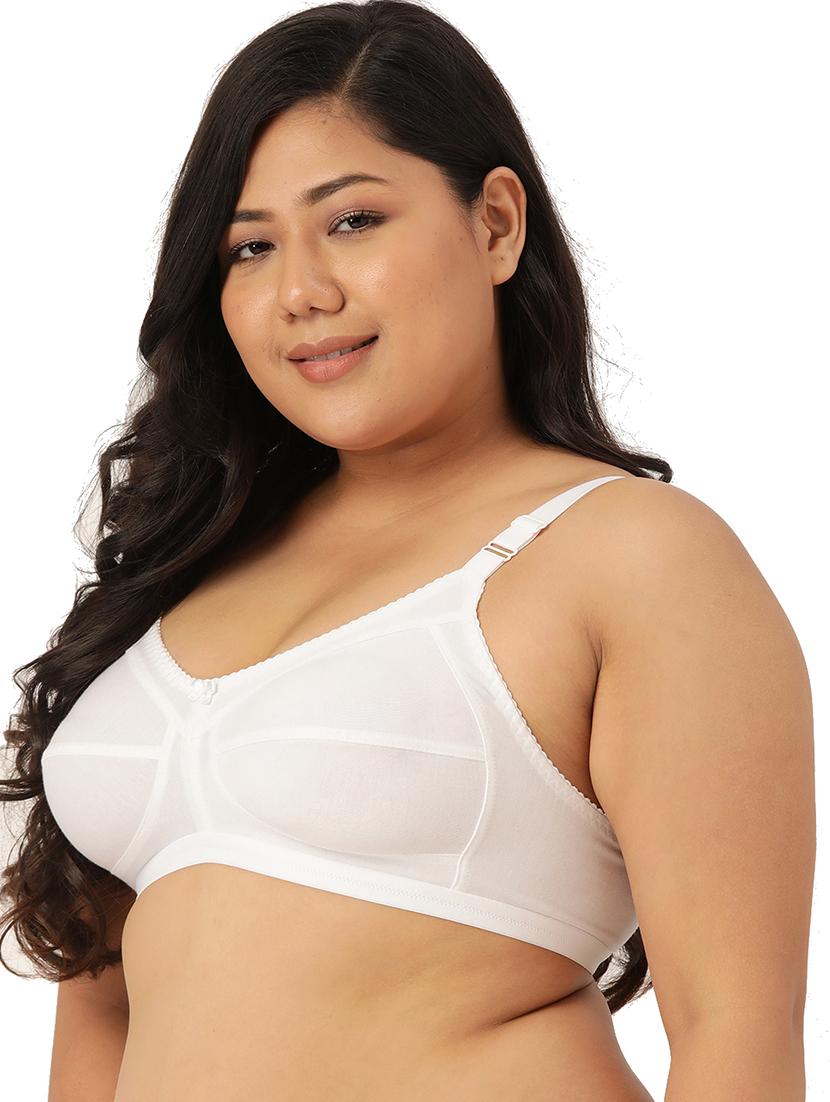 white full coverage plus bra - 17855597 - Zoom Image - 2