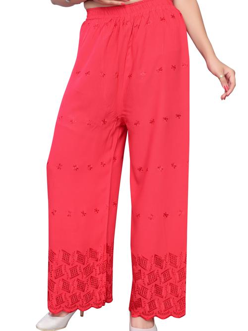 chicken embroidery palazzo - 17856598 - Very Small Image - 1