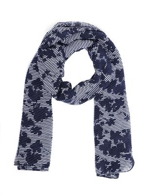 blue viscose stole - 17857238 - Standard Image - 3