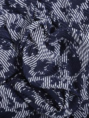 blue viscose stole - 17857238 - Standard Image - 6