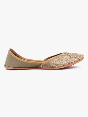 beige slip on jutis - 17857758 - Standard Image - 2