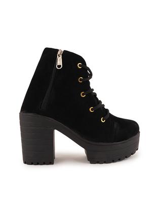 black lace up ankle boot - 17858255 - Standard Image - 3