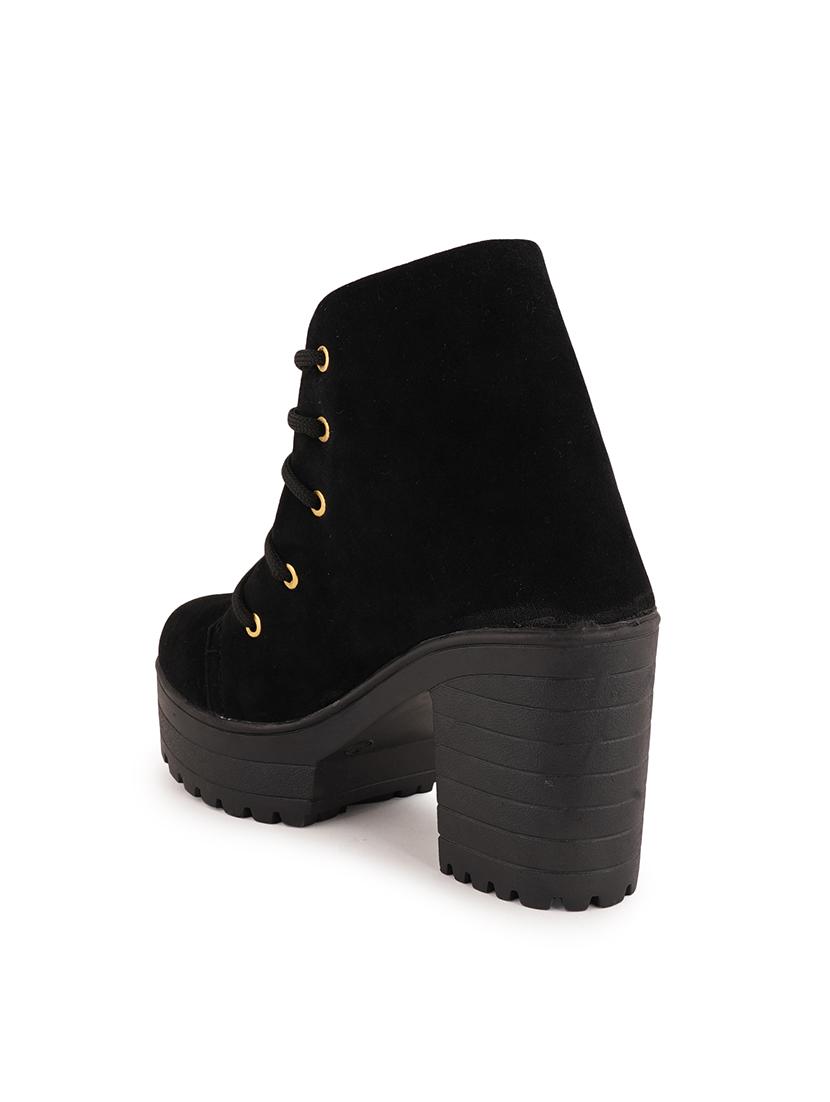 black lace up ankle boot - 17858255 - Zoom Image - 5