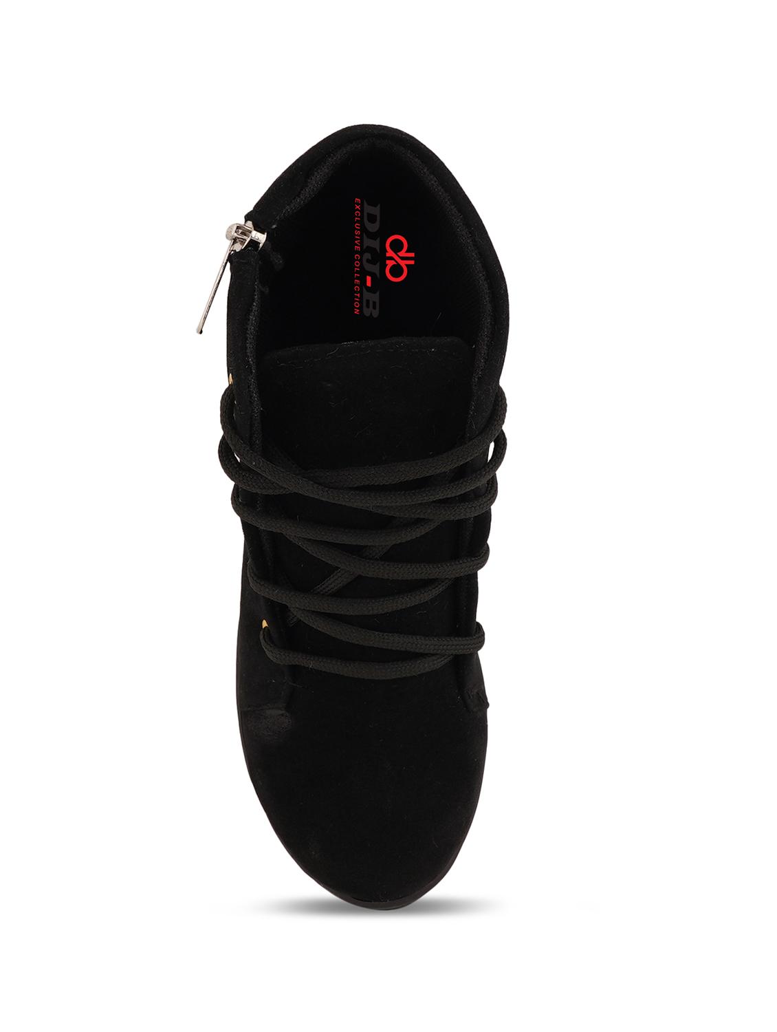 black lace up ankle boot - 17858255 - Zoom Image - 6