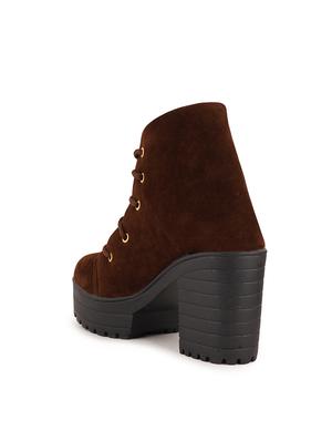 brown lace up ankle boot - 17858257 - Standard Image - 5