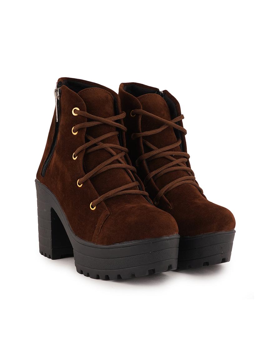 brown lace up ankle boot - 17858257 - Zoom Image - 2