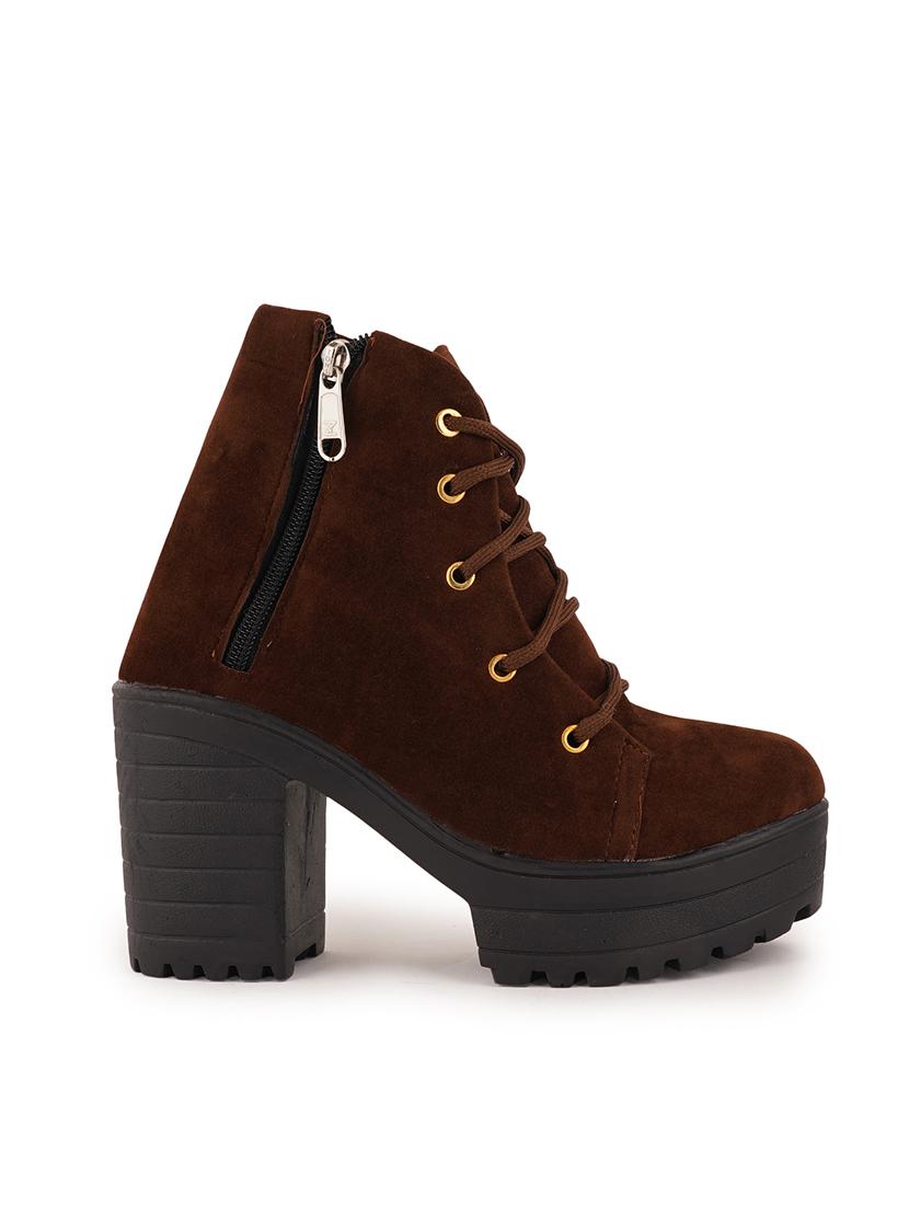brown lace up ankle boot - 17858257 - Zoom Image - 3