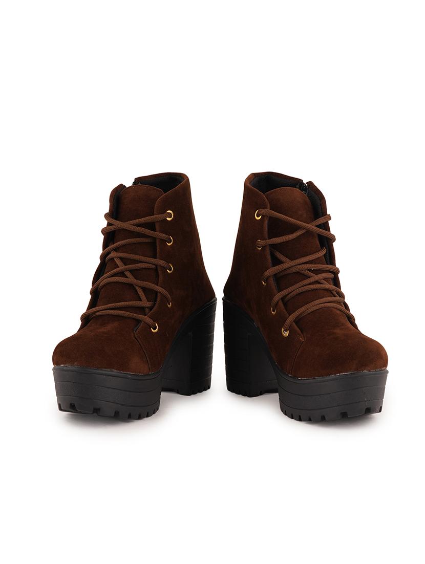 brown lace up ankle boot - 17858257 - Zoom Image - 4
