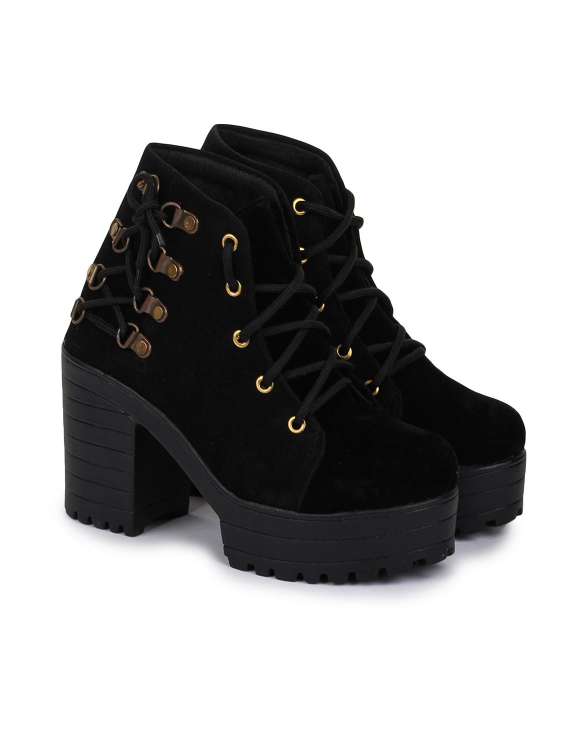 black lace up ankle boot - 17858262 - Zoom Image - 2