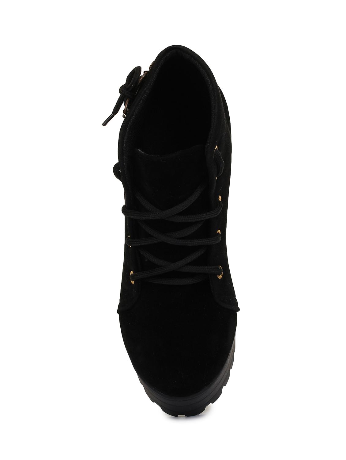 black lace up ankle boot - 17858262 - Zoom Image - 6
