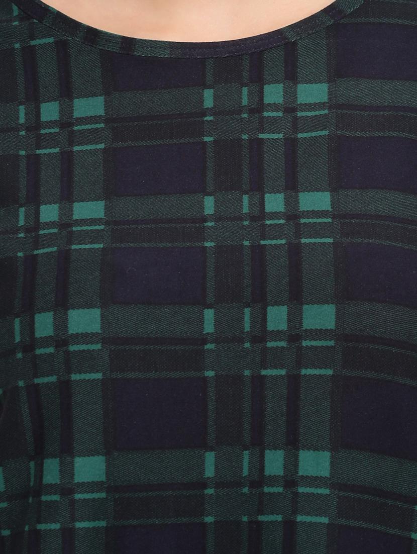 round neck checkered tee - 17858499 - Zoom Image - 5