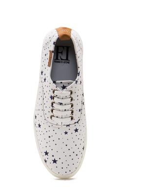 white canvas lace up sneakers - 17859596 - Standard Image - 5