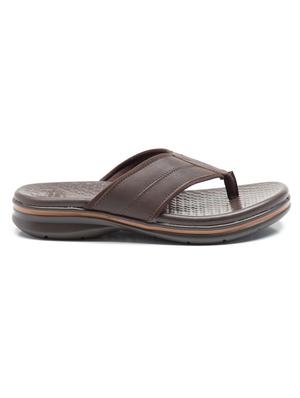 brown toe separator slipper - 17859814 - Standard Image - 2