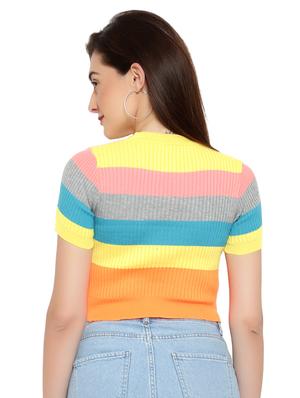candy striped crop top - 17860100 - Standard Image - 3