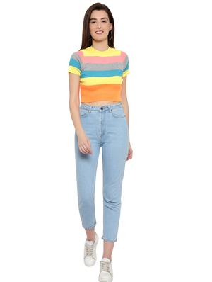candy striped crop top - 17860100 - Standard Image - 4