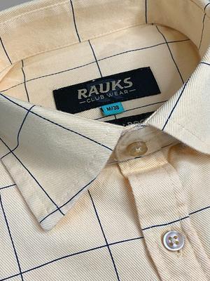 yellow cotton casual shirt - 17860339 - Standard Image - 2