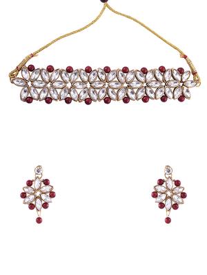 brown brass choker necklace - 17860370 - Standard Image - 2