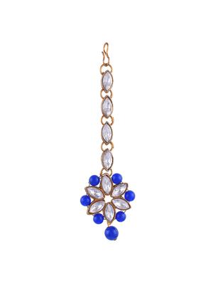 blue brass choker necklace - 17860372 - Standard Image - 5