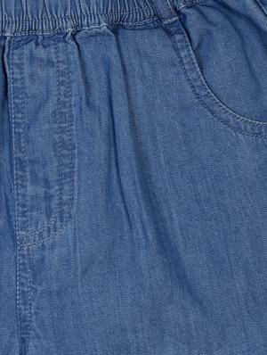 blue denim shorts - 17860499 - Standard Image - 3