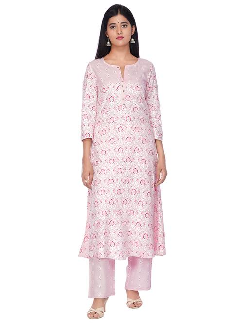 printed kurta palazzo set - 17860561 - Standard Image - 1