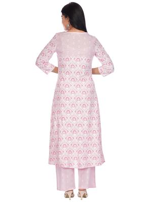 printed kurta palazzo set - 17860561 - Standard Image - 3
