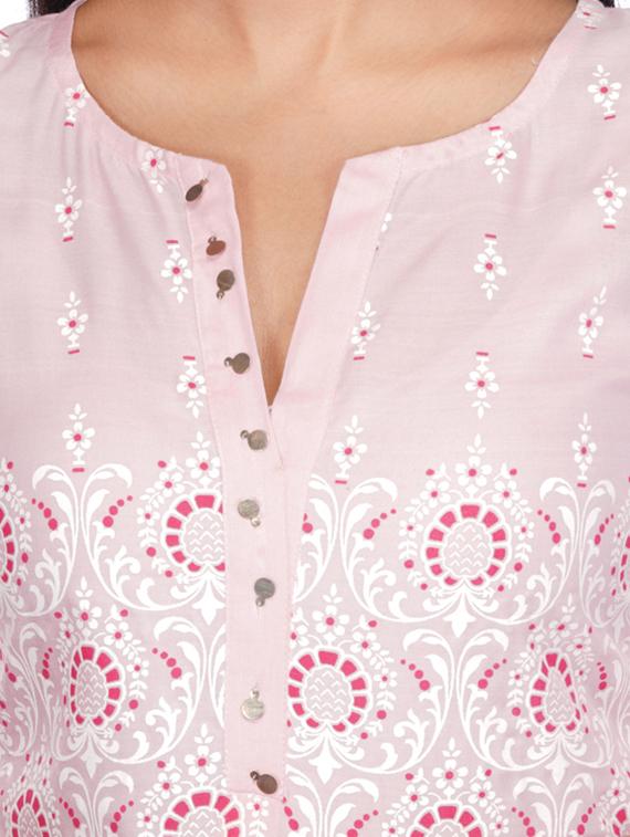 printed kurta palazzo set - 17860561 - Zoom Image - 4