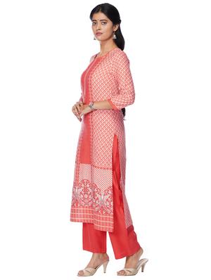printed kurta palazzo set - 17860562 - Standard Image - 2