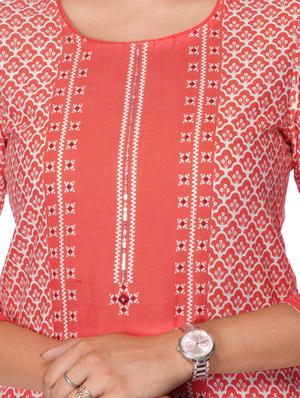 printed kurta palazzo set - 17860562 - Standard Image - 4