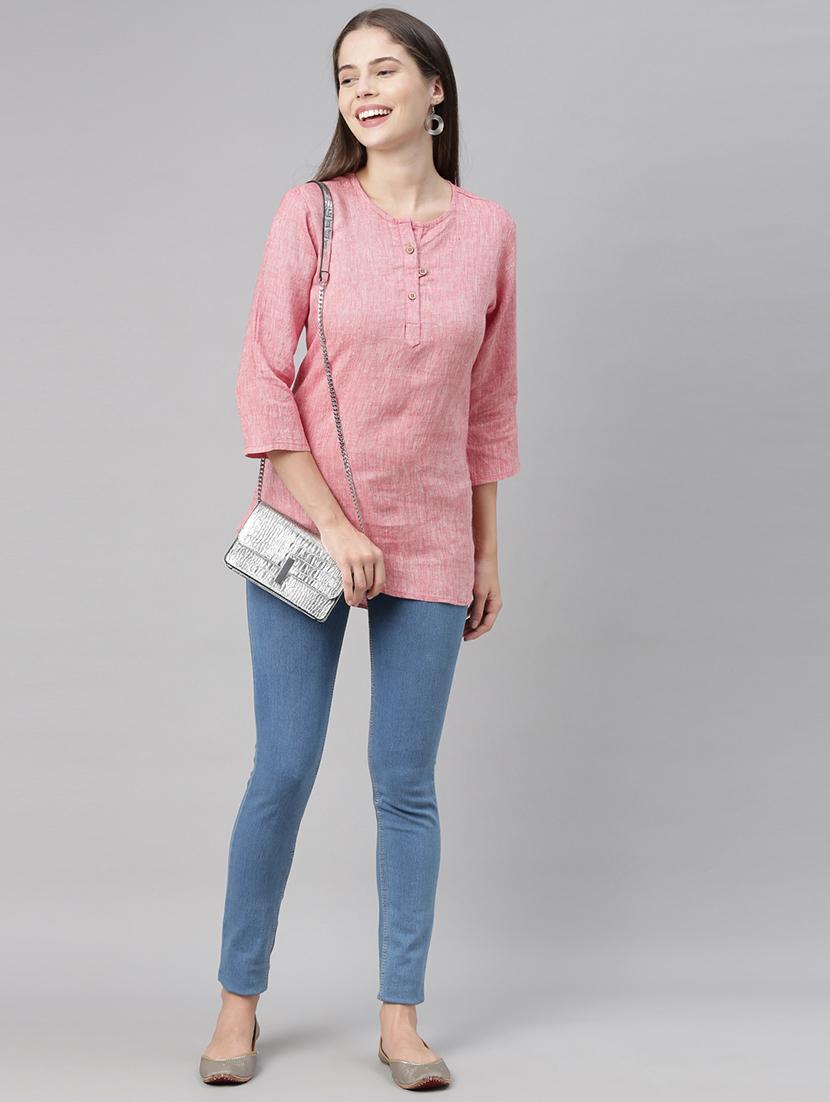 round neck solid top - 17860655 - Zoom Image - 5