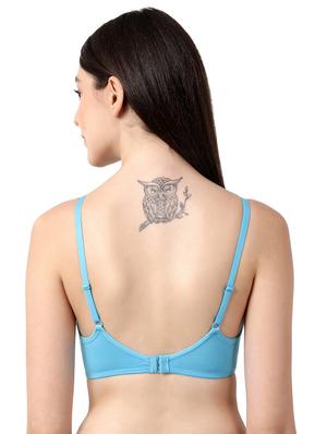 blue solid t-shirt bra - 17860900 - Standard Image - 4