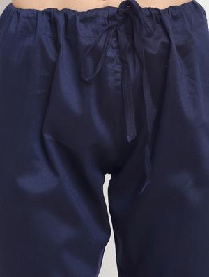 green cotton blend straight pant suits unstitched suit - 17861614 - Standard Image - 5