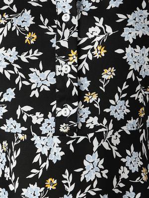 floral flared ethnic dress - 17862320 - Standard Image - 5