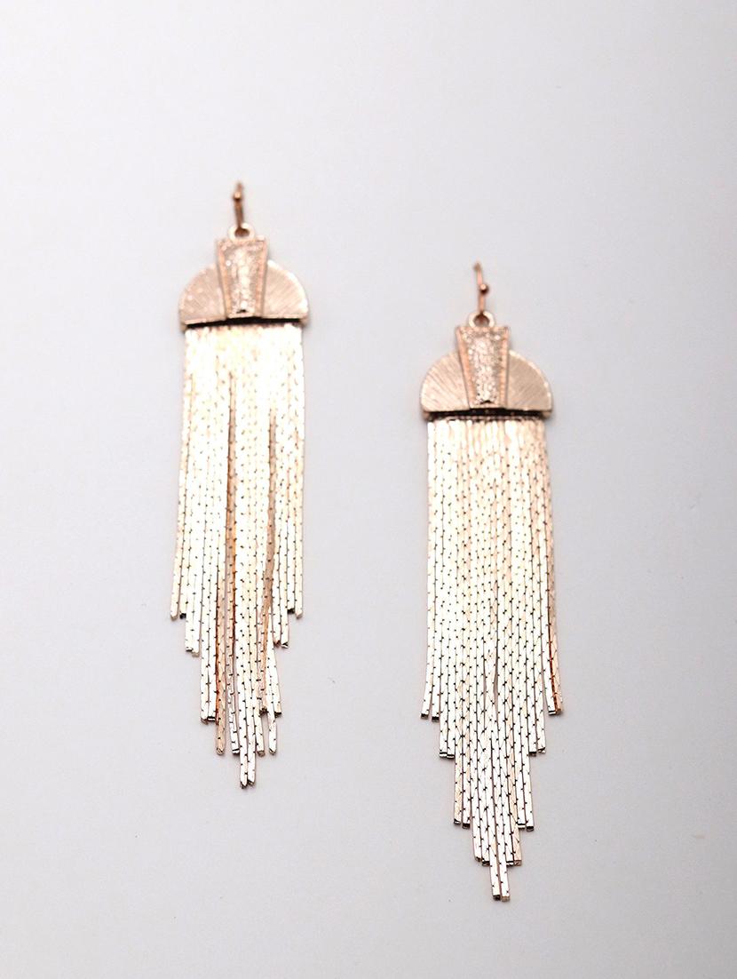 red metal drop earring - 17862701 - Zoom Image - 2