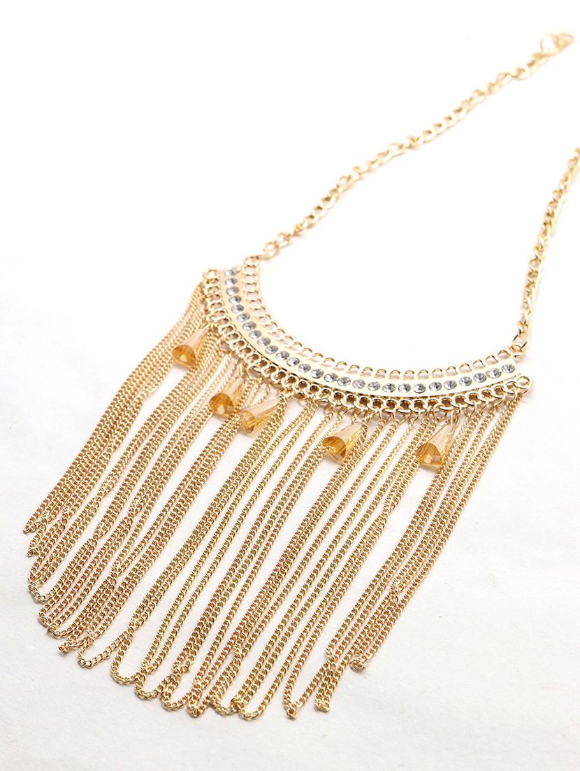 gold metal other necklace - 17863402 - Zoom Image - 2