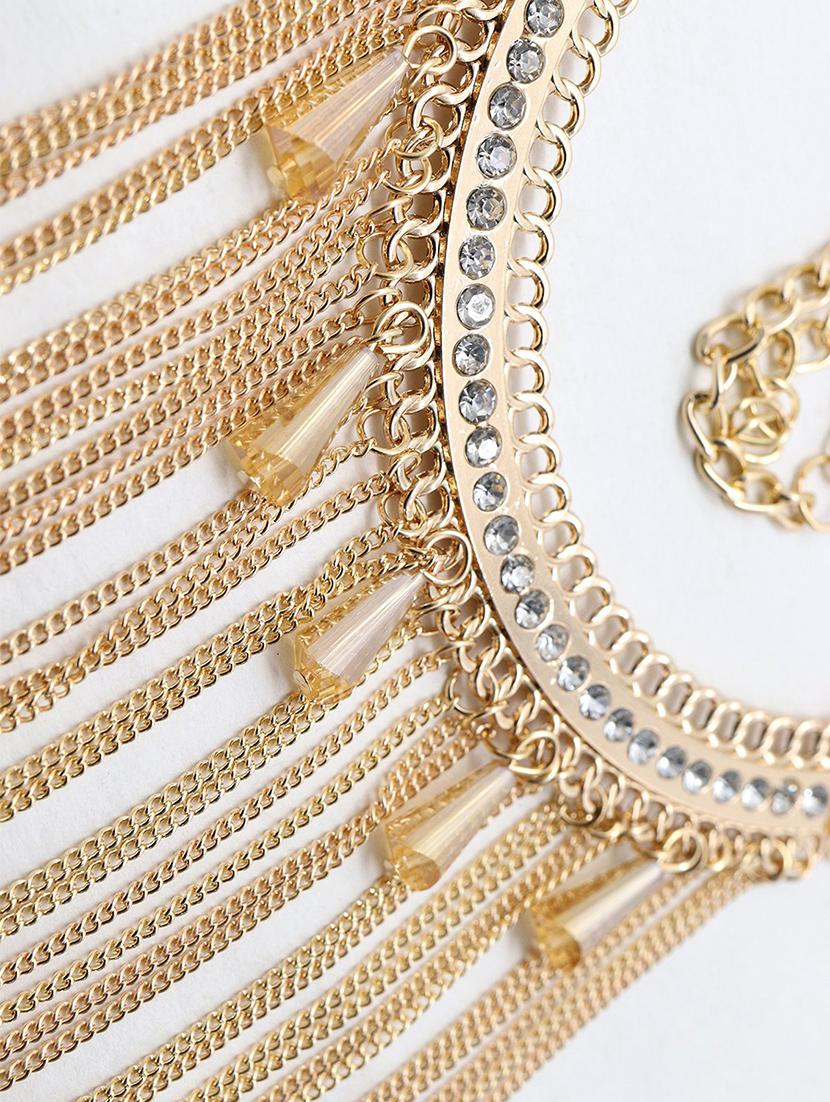 gold metal other necklace - 17863402 - Zoom Image - 3