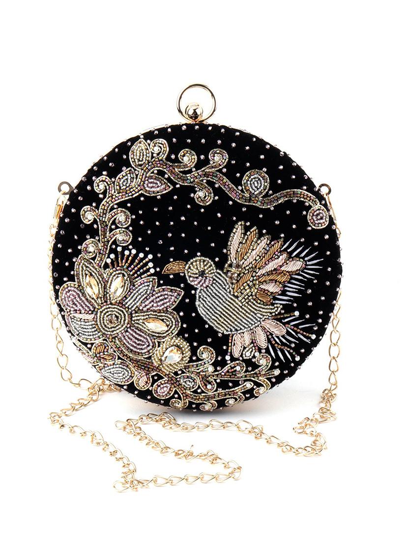 black velvet regular clutch - 17863531 - Zoom Image - 1