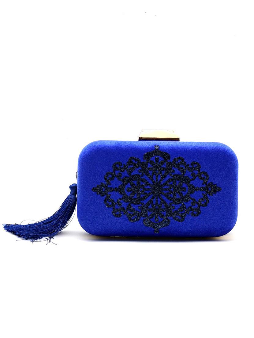 blue polyester regular clutch - 17863536 - Zoom Image - 1