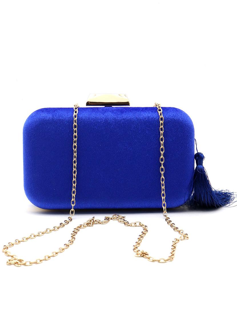 blue polyester regular clutch - 17863536 - Zoom Image - 2