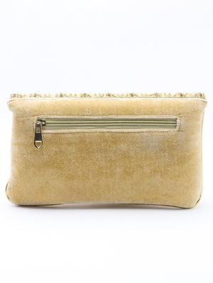 gold metal regular clutch - 17863635 - Standard Image - 2