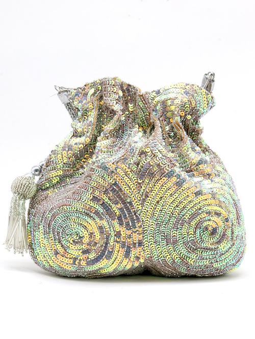 multi colored polyester regular potli - 17863651 - Standard Image - 1