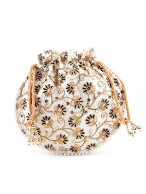 white polyester regular potli - 17863666 - Standard Image - 2