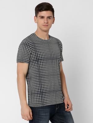 navy blue checkered print - 17863853 - Standard Image - 3