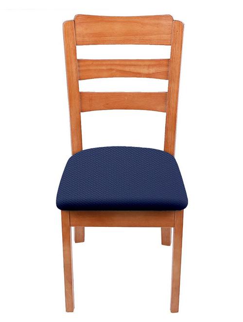 seat covers for dining room chairs stretch spandex , navy blue - 17864036 - Standard Image - 1