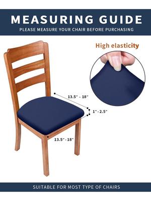 seat covers for dining room chairs stretch spandex , navy blue - 17864036 - Standard Image - 2