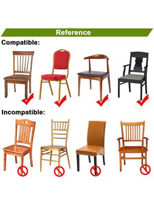seat covers for dining room chairs stretch spandex , navy blue - 17864036 - Standard Image - 3
