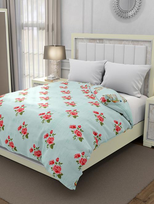 130 gsm microfiber reversible ac double bed comforter - 17864245 - Standard Image - 1