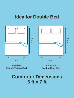 130 gsm microfiber reversible ac double bed comforter - 17864245 - Standard Image - 6