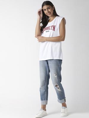 round neck graphic tee - 17865783 - Standard Image - 4