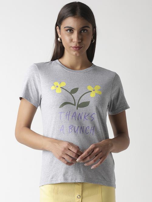 round neck graphic tee - 17865786 - Very Small Image - 1