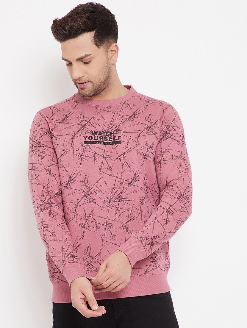 pink printed sweatshirt - 17865973 - Zoom Image - 1